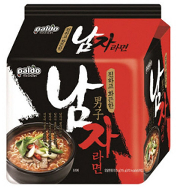 팔도 남자라면 115g 멀티4입 x8개