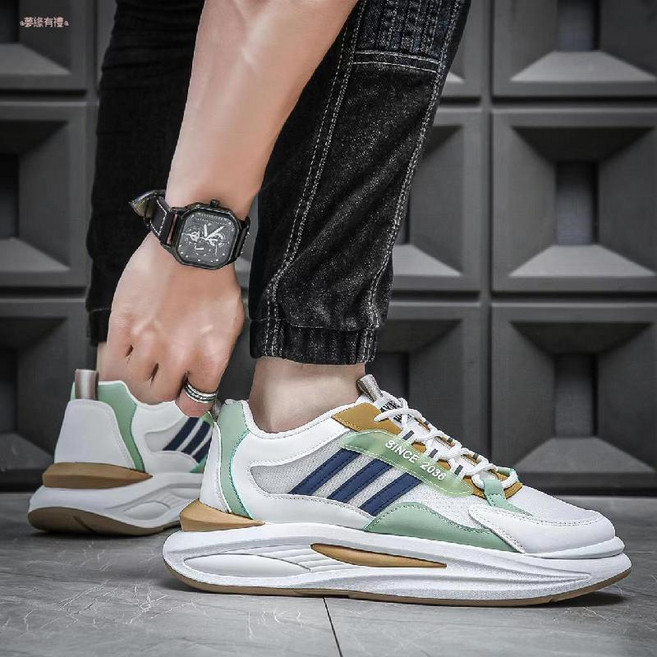男鞋 舒適潮流厚底老爹鞋 透氣運動休閒鞋