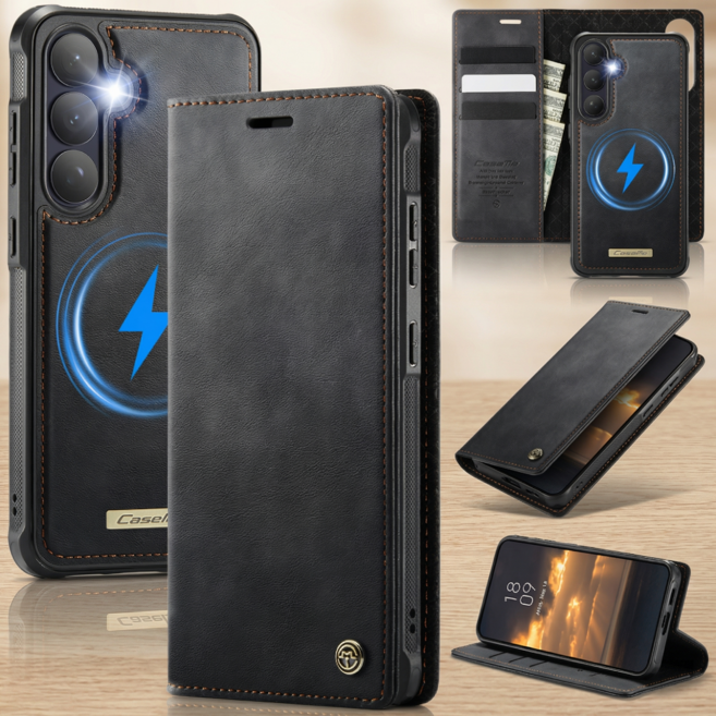 Motria갤럭시 S26 울트라 플러스 케이스 맥세이프 가죽 지갑형 카드수납 다이어리 거치대 충격방지 범퍼 풀커버