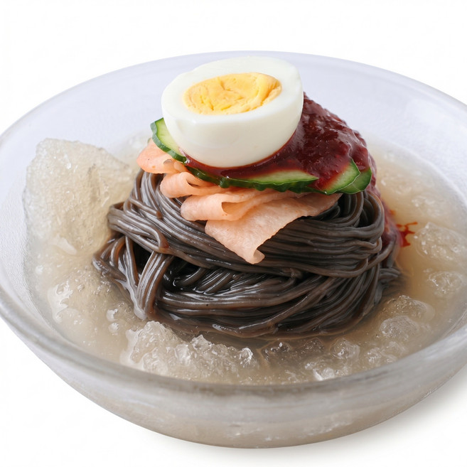 옥천 칡 냉면 10인분+풍원 동치미육수10봉+겨자소스10, 1세트