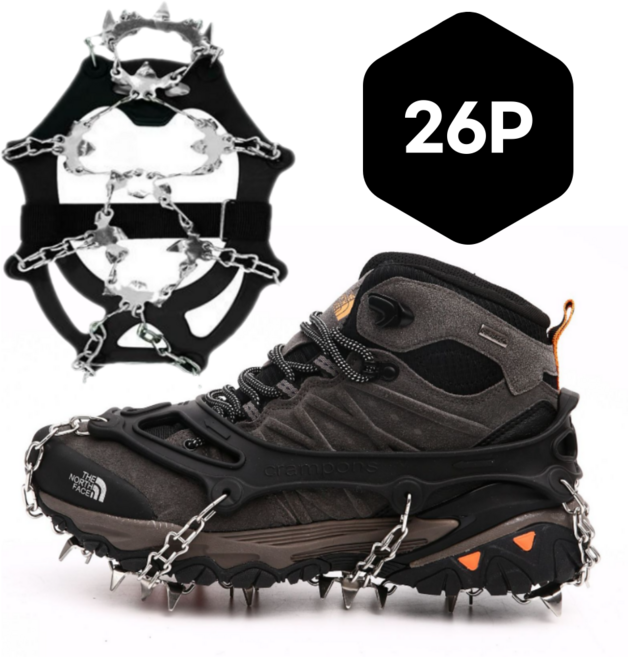 [모닥트립] 26피크 강력 아이젠 등산 설산 경량 캠핑 (파우치 포함)