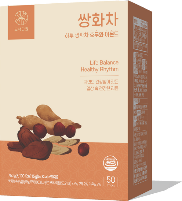 오색다원 하루 쌍화차, 15g, 50개입, 1개