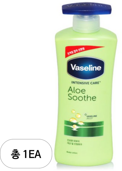 바세린 인텐시브 케어 알로에 수드 로션, 400ml, 1개