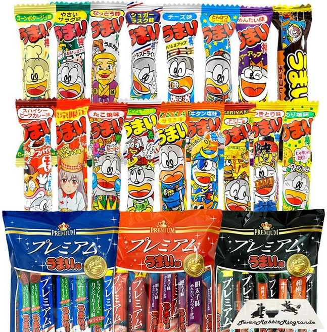 우마이봉 총 20종 멘타이 맛 90개, 멘타이 맛 (90 병), 1개