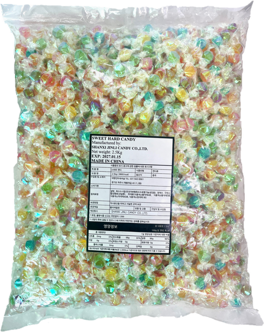 스위트 쥬얼리 캔디 벌크, 1개, 2.5kg