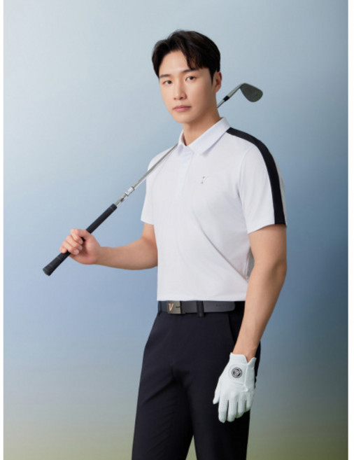 볼빅 남성 언발란스 컬러블럭 제에리 반팔 티셔츠(ON) VOTSP473_OW 3169386