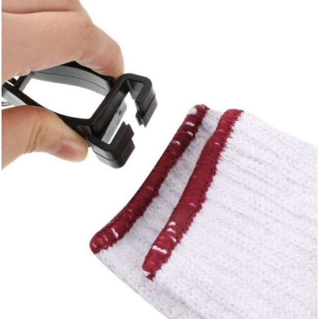 분실방지 작업 장갑 집게 고리 클립, 1개