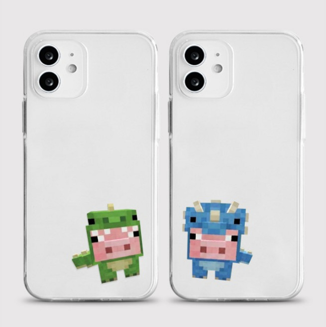 [젤리 꿀꿀공룡]커플케이스 아이폰17 16 15 14 13 12 프로 미니 에어 갤럭시s26 s25 s24 s23 s22 a24 맥세이프 선물