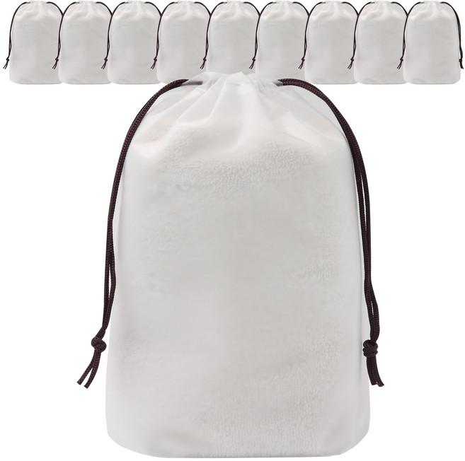 여행용 비닐 방수 투명파우치 더스트백 신발파우치 10매