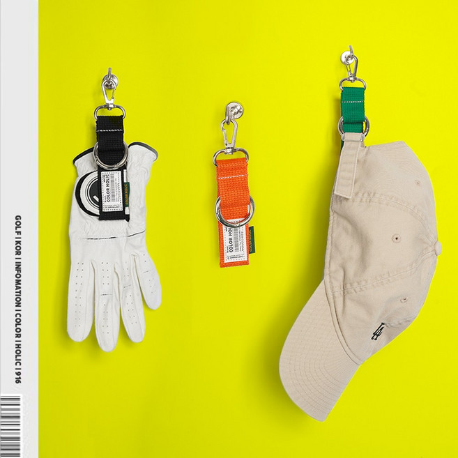 컬러홀릭 골프 장갑 걸이 모자 홀더 건조기 악세사리, 블랙, 1개