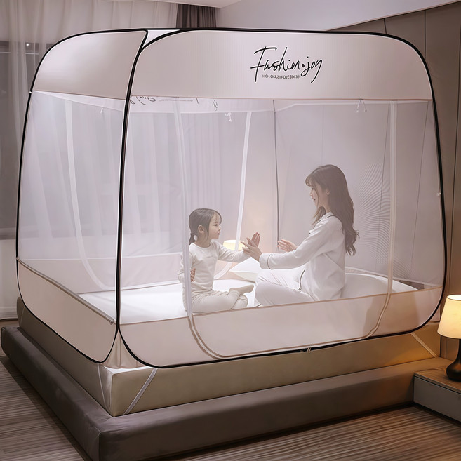 원터치 대형 모기장 광폭 사각 텐트모기장