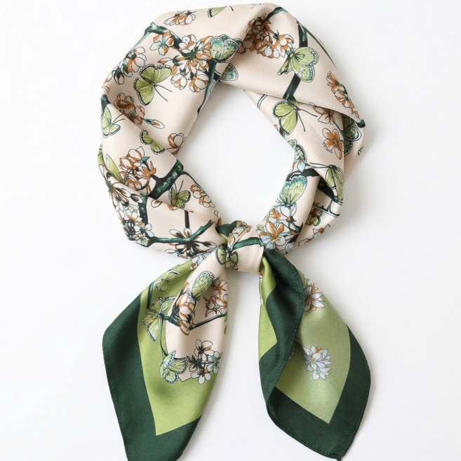 도니주니 여성스카프 사각 실크 데일리패션