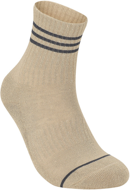 DASAMA 텐셀 하이크 크루 스포츠 등산 트레킹 하이킹 속건성 쿠션 기능성 양말, 1개, 베이지