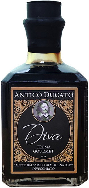 [이탈리아 직수입] 안티코두카토 디바 모데나 발사믹식초 크림 발사믹소스 샐러드 드레싱 250ml, 1개