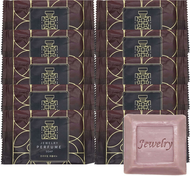 쥬얼리 퍼퓸 향수 세수 목욕 미용 비누, 80g, 1개입