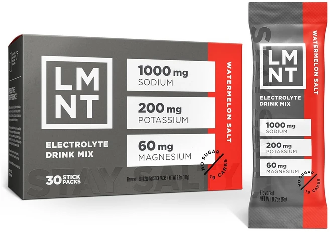 엘엠엔티 전해질 드링크 믹스 워터멜론 솔트 30개입, 1, 180g - 쿠팡