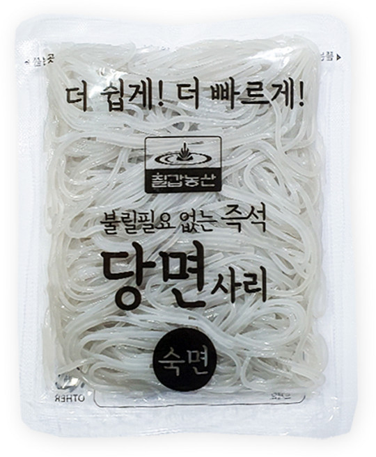 [칠갑농산] 즉석 당면사리 130g (1인분) 개별포장 불릴필요없는당면, 1개