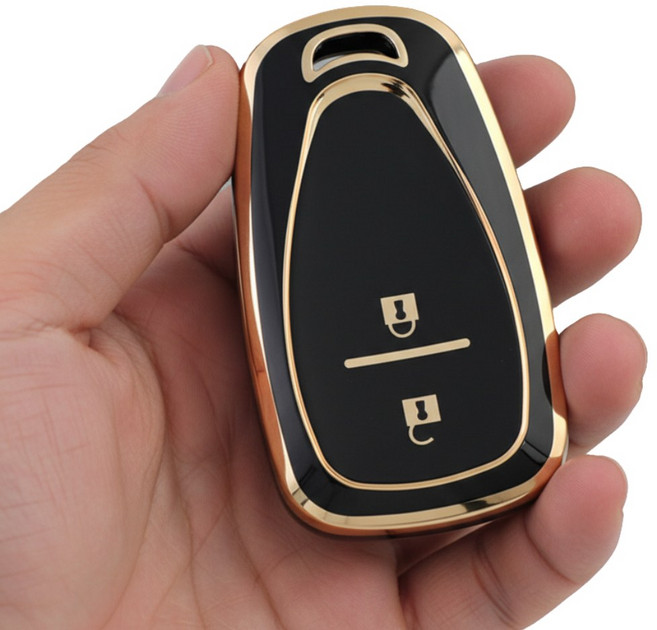 포스워백 말리부 임팔라 트랙스 크루즈 올란도 캡티바 스파크 쉐보레 키케이스, 2버튼, 블랙