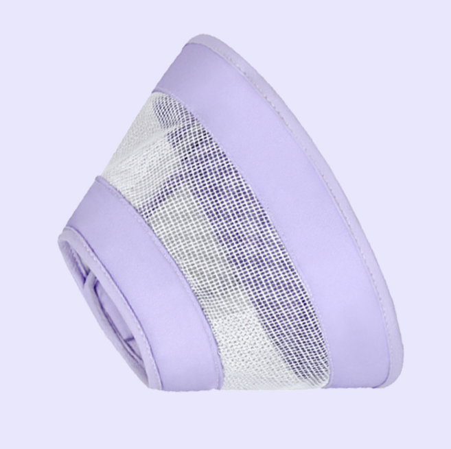 바람펫 매쉬 초경량 방수 넥카라, 1개, 퍼플