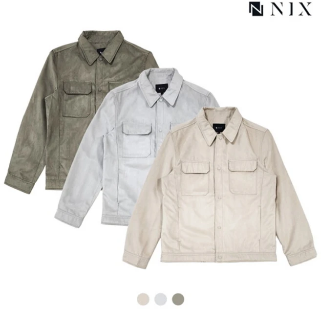 [닉스] [NIX]남)인조스웨이드 기본핏 트러커자켓(FNPSCUY101P - 쿠팡