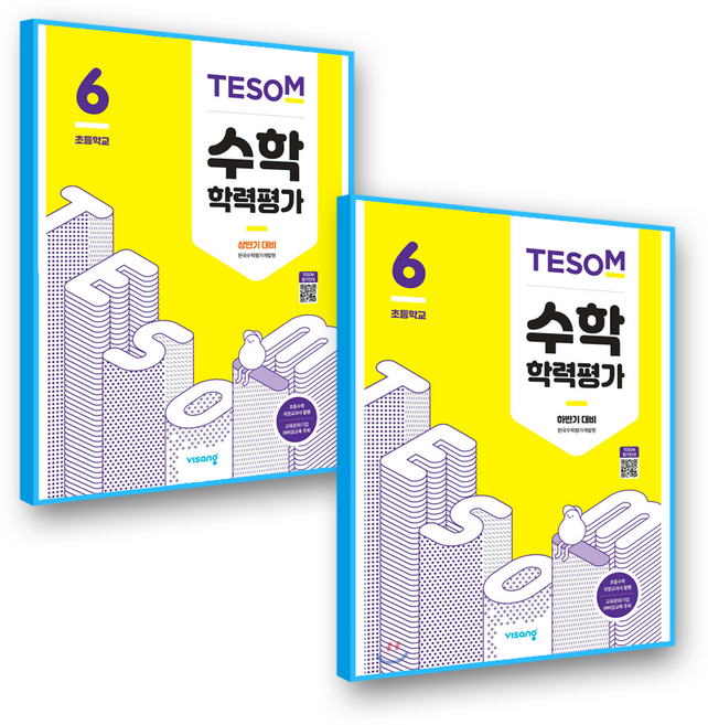 TESOM 수학학력평가 초6 세트 구판, 수학영역, 초등6학년