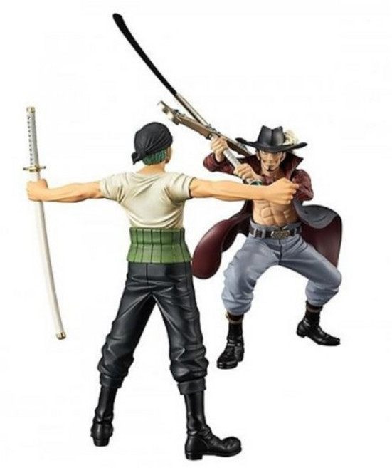 반프레스토 원피스 드라마틱 쇼케이스 시즌 7 조로 미호크 2종 세트, 1개