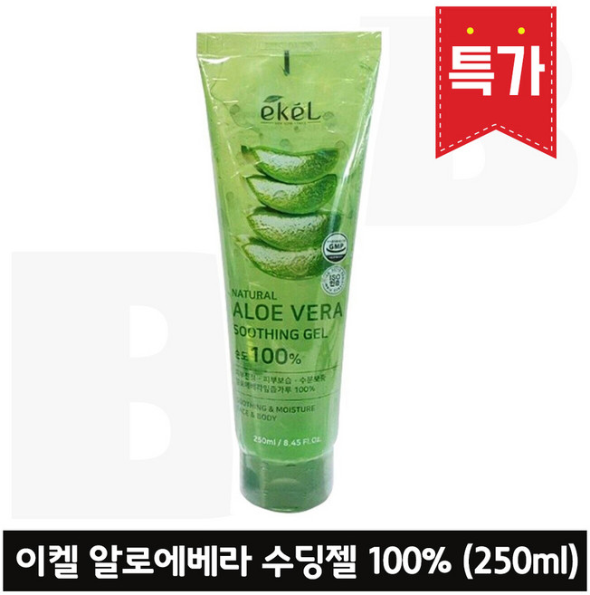 이켈 알로에 베라 100% 수딩젤, 1개, 250ml