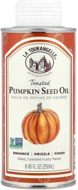 La Tourangelle 토스티드 펌킨 씨드 오일 250 ml(8.45 온스), 1, 250ml - 쿠팡