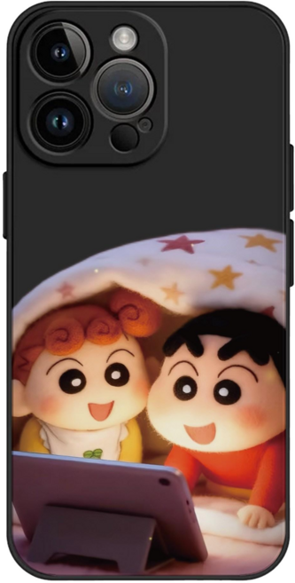 패드 보는 짱구 남매 아아폰 갤럭시 케이스