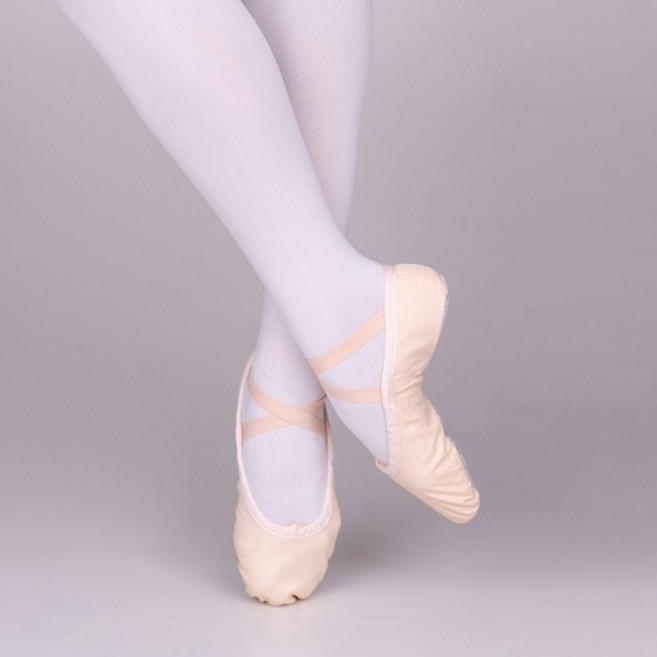 알롱제 성인발레슈즈 SM1 연습용슈즈 주니어발레슈즈 망사파우치 포함 200~255사이즈, 235, 살구