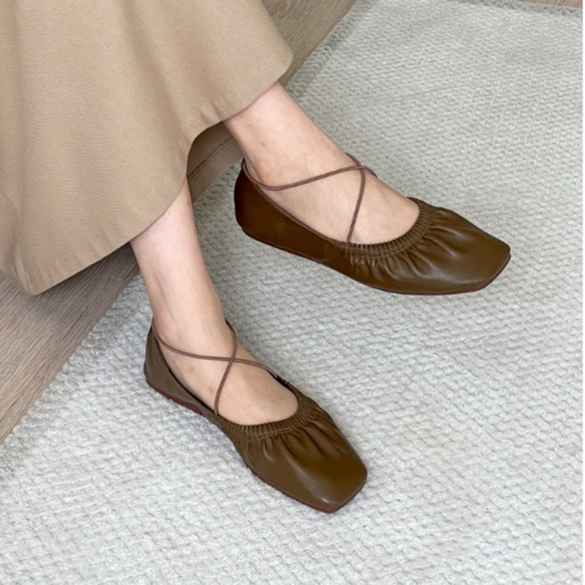 엠에스어패럴 스트랩 플랫 단화