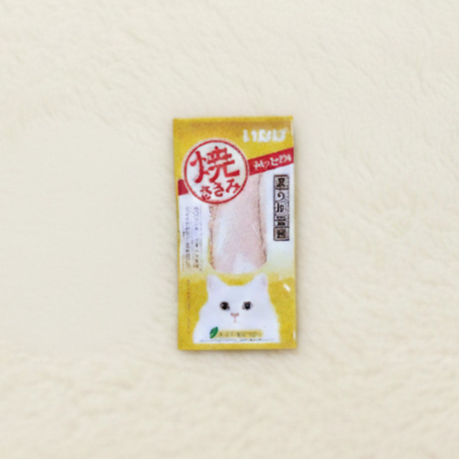 고양이 추모함 꾸미기 미니어처, 미니냥1007.챠오사시미-옐로, 1개