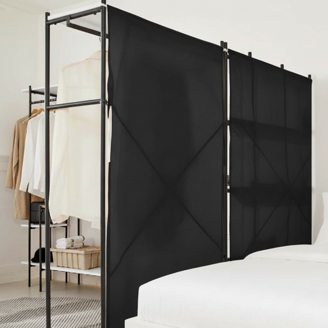 유스몰 행거 책장 천 패브릭 가리개