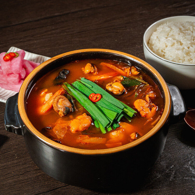 온반 짬뽕탕 600g x 4팩, 4개