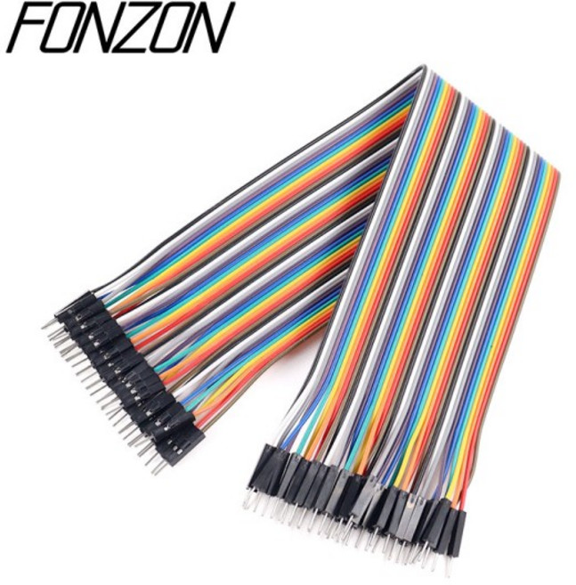 호환 10-40cm 10-40Pin 브레드보드 점퍼 와이어 길이 옵션 Dupont 모듬 키트 암-수 여러 가지 빛깔의 리본, 02 20CM, 03 30 Pin, 01 male to male