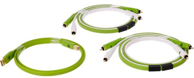 네오 디플러스 클래스 B DJ 박스 세트 - X2 RCA 1M 및 X1 USB A-B, Carry Case with 2 Cables