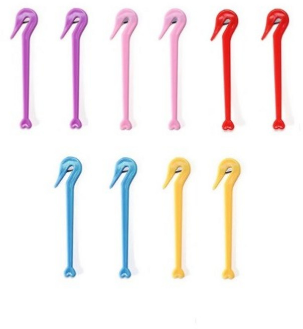 유어벌스데이 이지컷 머리끈 고무줄 컷팅기 칼 커터 10개입