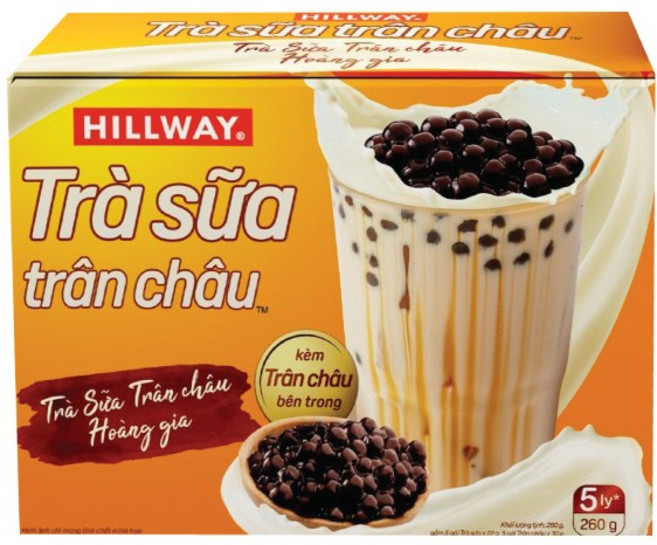 베트남 힐웨이 버블티 밀크티 Hillway Bubble Tea, 6개, 1개입, 260g