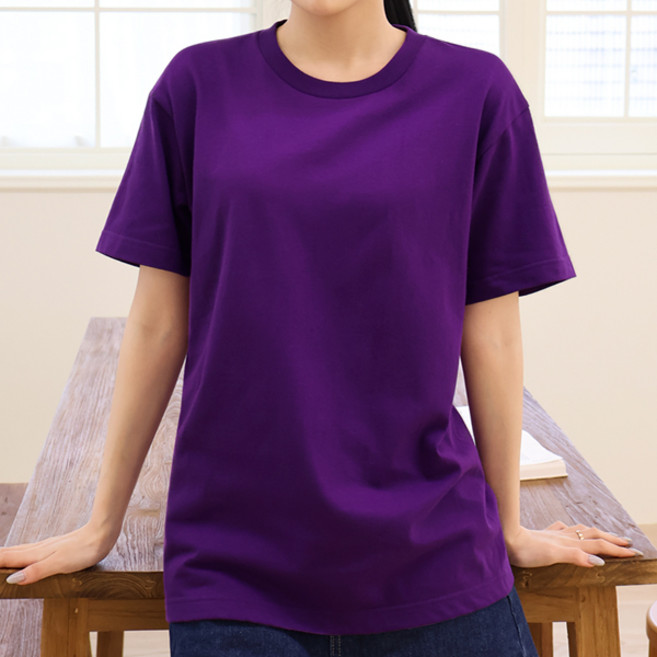 포플러앤씨 17수 라이트 라운드 무지 통기성 티셔츠 P24SMT050901