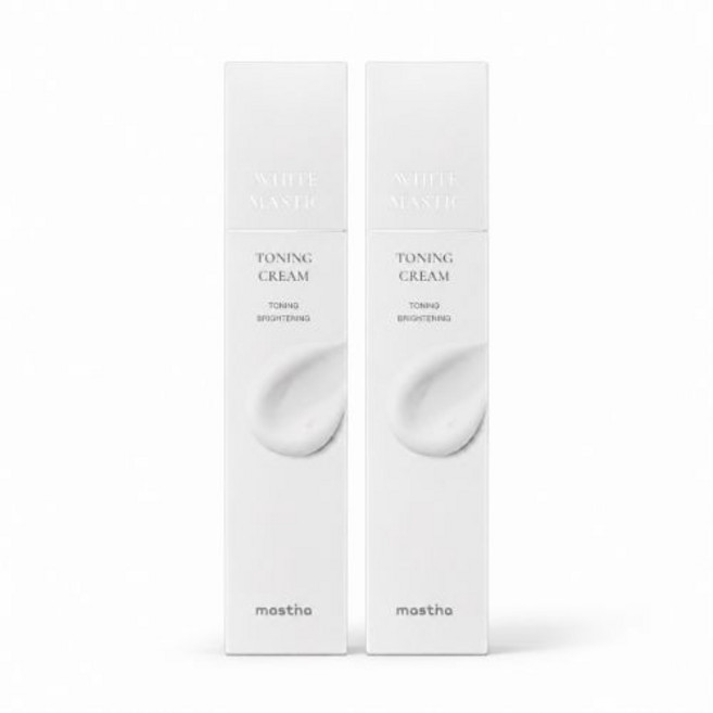 매스티나 화이트 매스틱 고순도 미백 토닝 크림 40ml, 2개