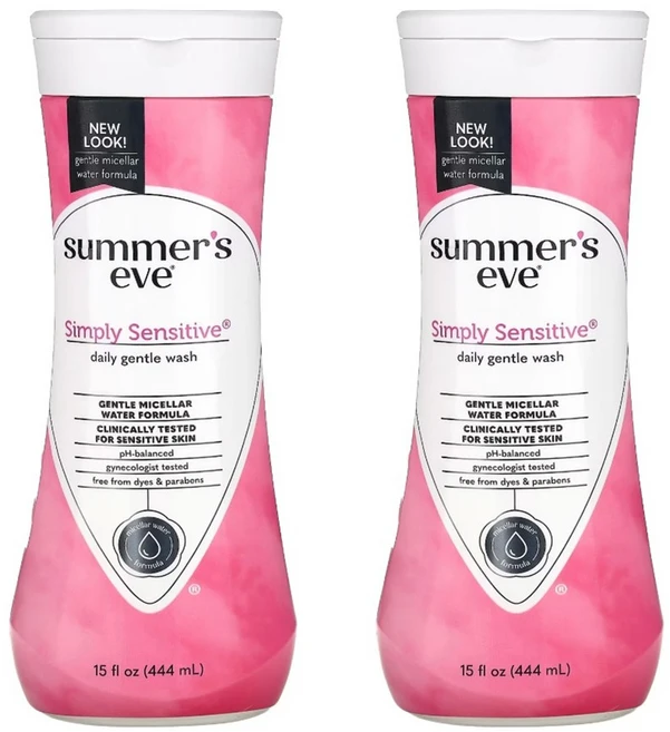 썸머스 이브 여성청결제 데일리 젠틀 워시 444ml 2개 약산성 민감성 - 쿠팡