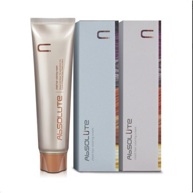 에비뉴쉬에뜨 앱솔루트 컬러이 크림 염색약120g + 산화제, 10K, 1개