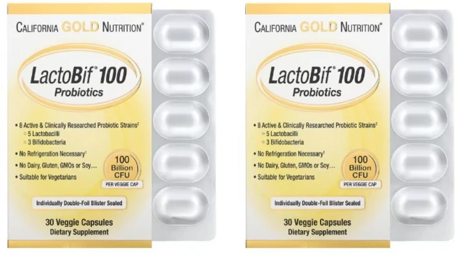 California Gold Nutrition (해외) 캘리포니아 골드 락토비프 1000억 유산균, 30정, 2개 - 쿠팡