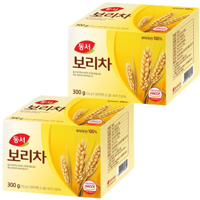 동서 보리차, 10g, 30개입, 2개