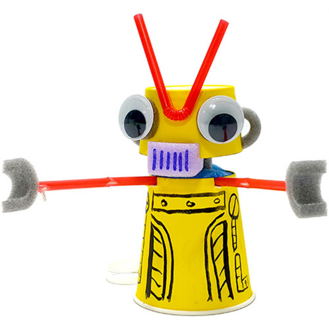 [아트짱] 움직이는 관절 로봇 / 패키지 DIY 세트 창작 교구 수업, 1인용, 1개