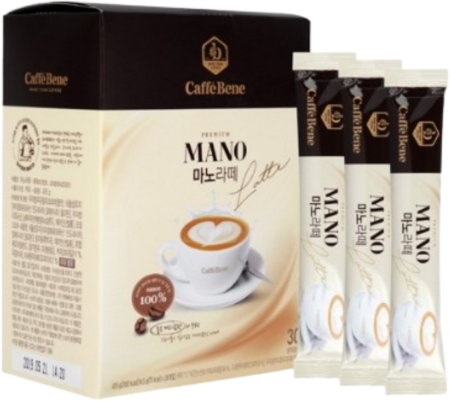 카페베네 마노라떼, 14.5g, 30개입, 1개