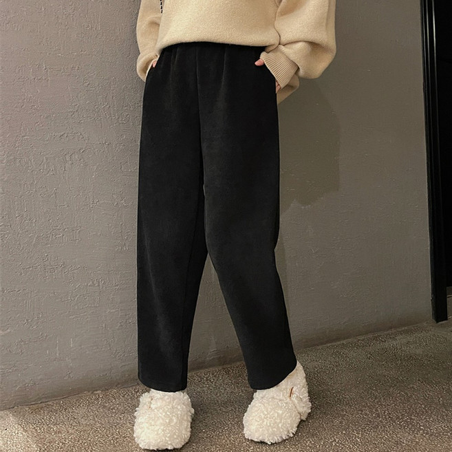 이서어패럴 코듀로이 안감기모 9부밴딩팬츠 9030