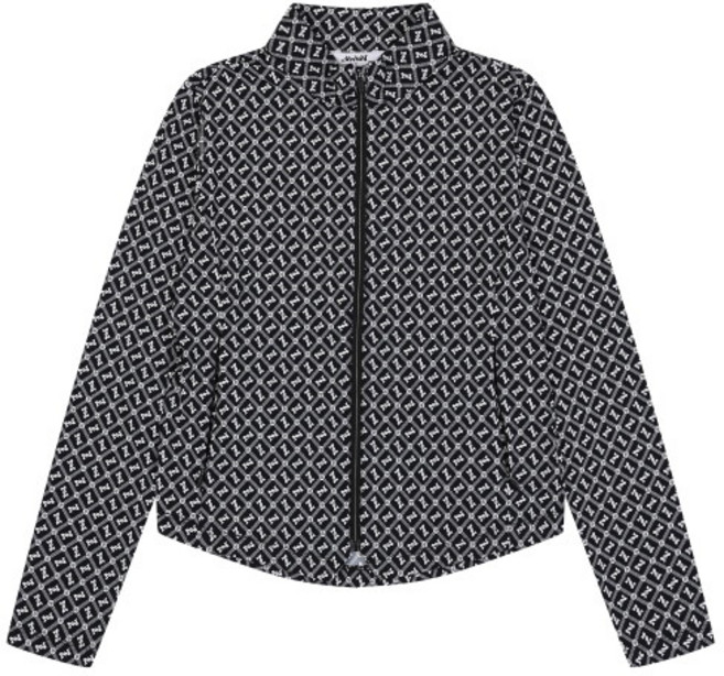 볼빅 여성 골프 로고패턴 슬림핏 냉감 풀집업점퍼 VLMTP491_BK 3164637