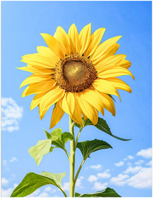 조이제이 36종 40x50 쉬운그림그리기 DIY 유화그리기세트 명화그리기, 021 해바라기, 1세트