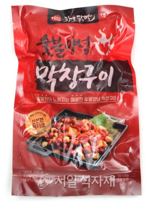 다우린 화로닭발 숯불 양념 막창구이 술 안주 야식, 10개, 200g